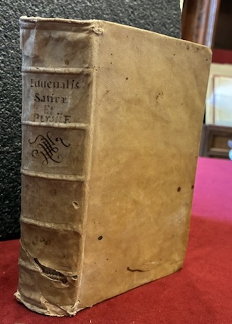  Giovenale (Decimus Iunius Iuvenalis) - Persio (Aulus Flaccus Persius) D. Junii Juvenalis, et Auli Persii Flacci Satyrae: cum veteris Scholiastae, & variorum Commentariis. Accurante Cornelio Schrevelio 1664 Lugduni Batavorum et Roterod. ex Officina Hackiana
